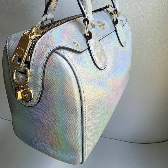 NWT Coach Holographic Mini Bennett Satchel - Picture 2 of 15